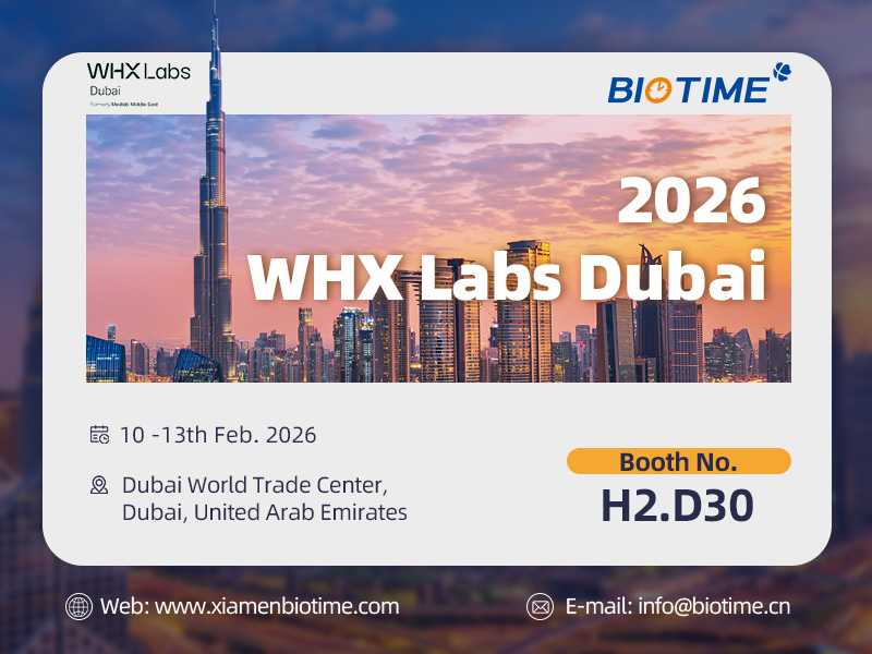 Meet Biotime at WHX Labs Dubai 2026