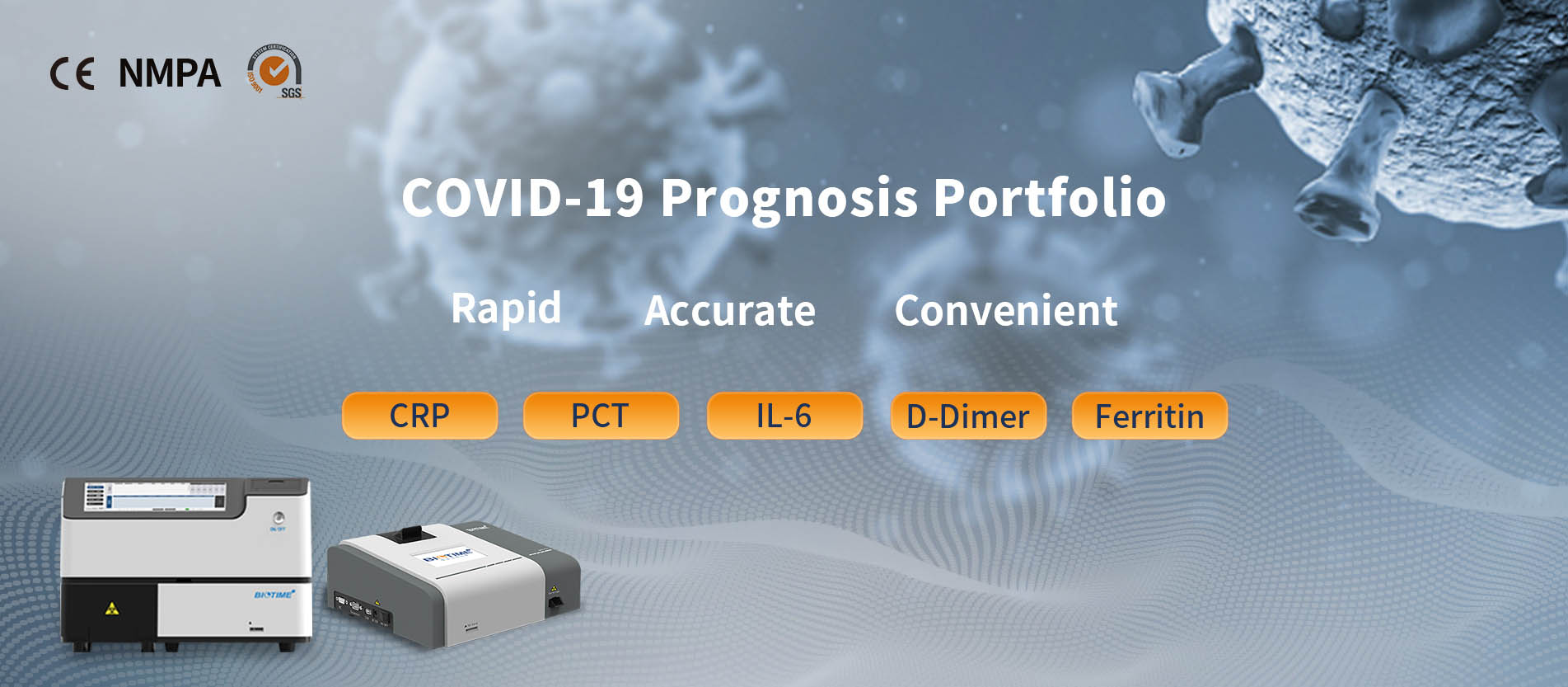  Biotime COVID-19 Solución de terapia de pronóstico